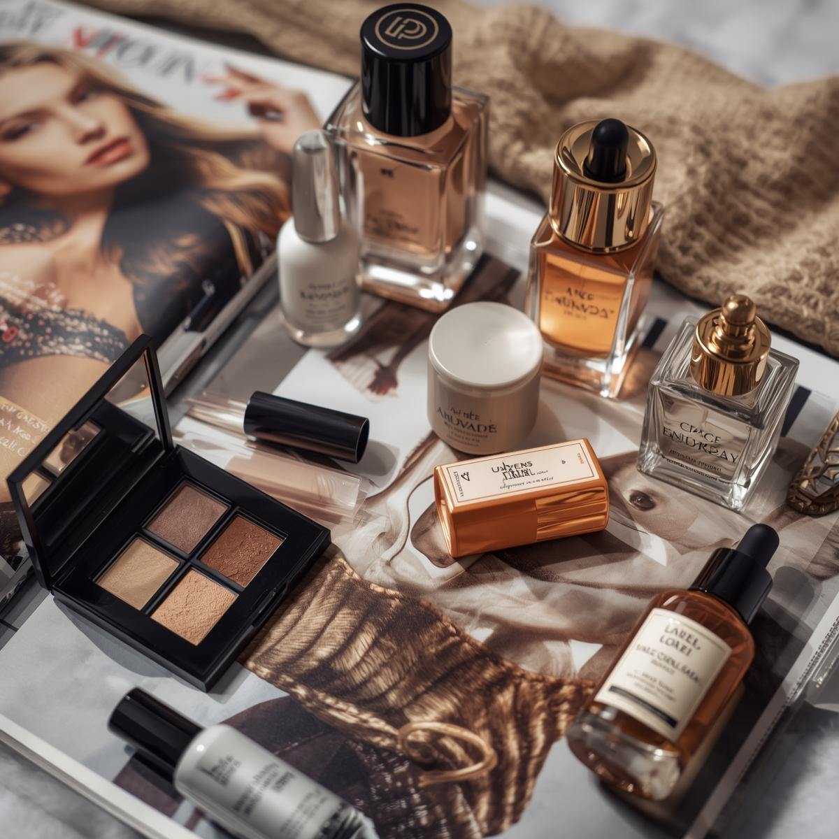 Produtos de Beleza e Revista